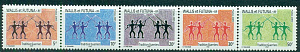 Уоллис и Футуна, 2005, Национальная Живопись, Воины, 5 марок